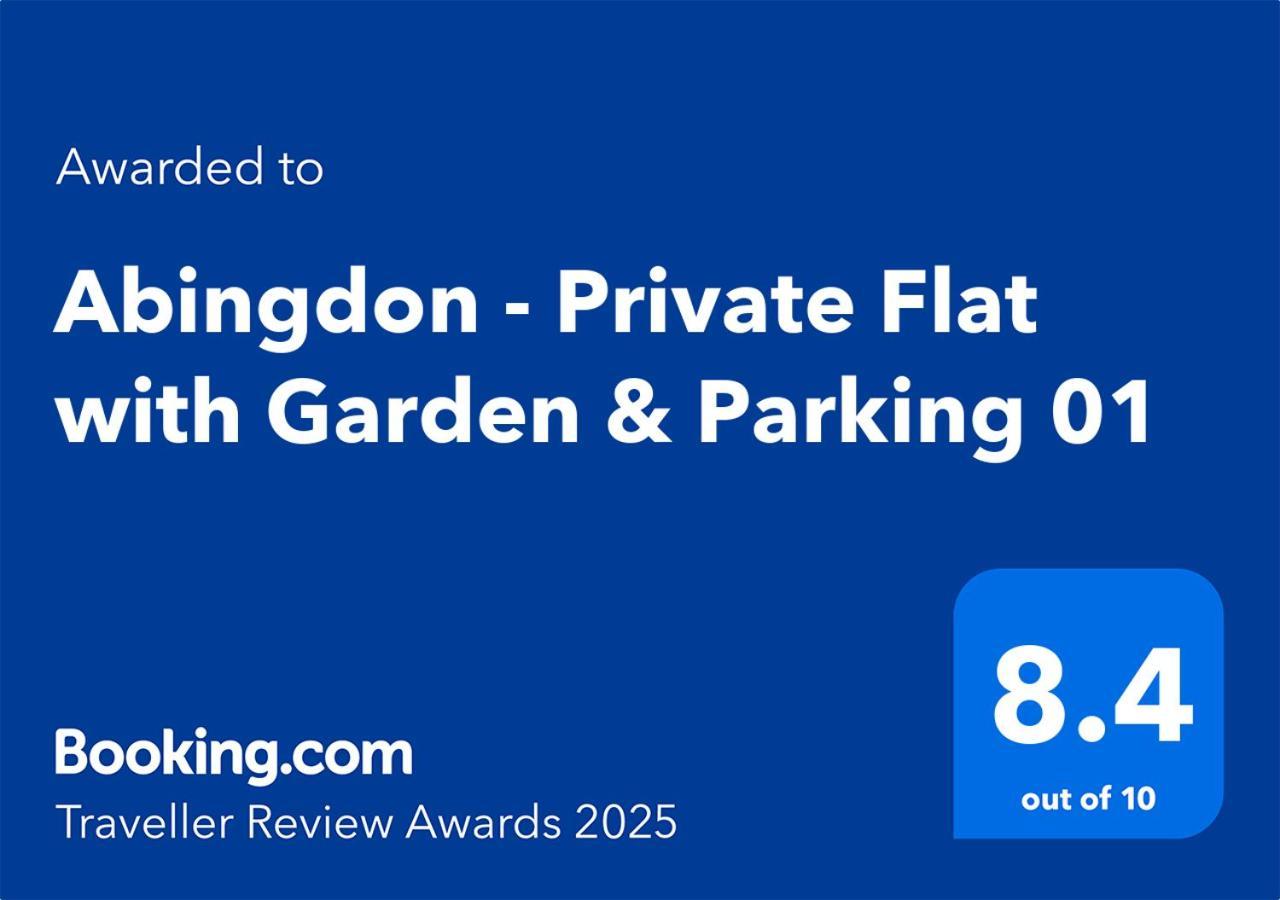 Abingdon - Private Flat With Garden & Parking 01 Apartman Kültér fotó